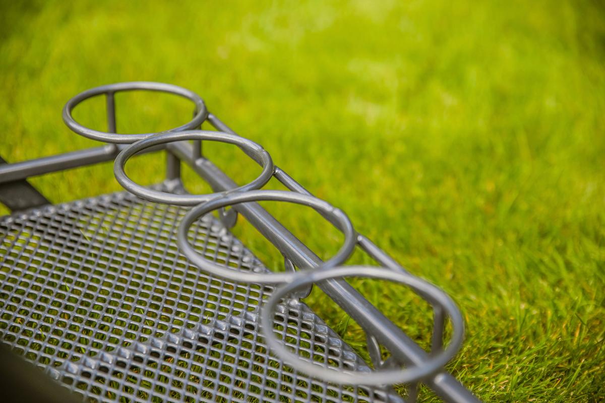 GARTEN-SERVIERWAGEN TOULOUSE - Grau, Basics, Metall (69/54/87cm) - Gardenson