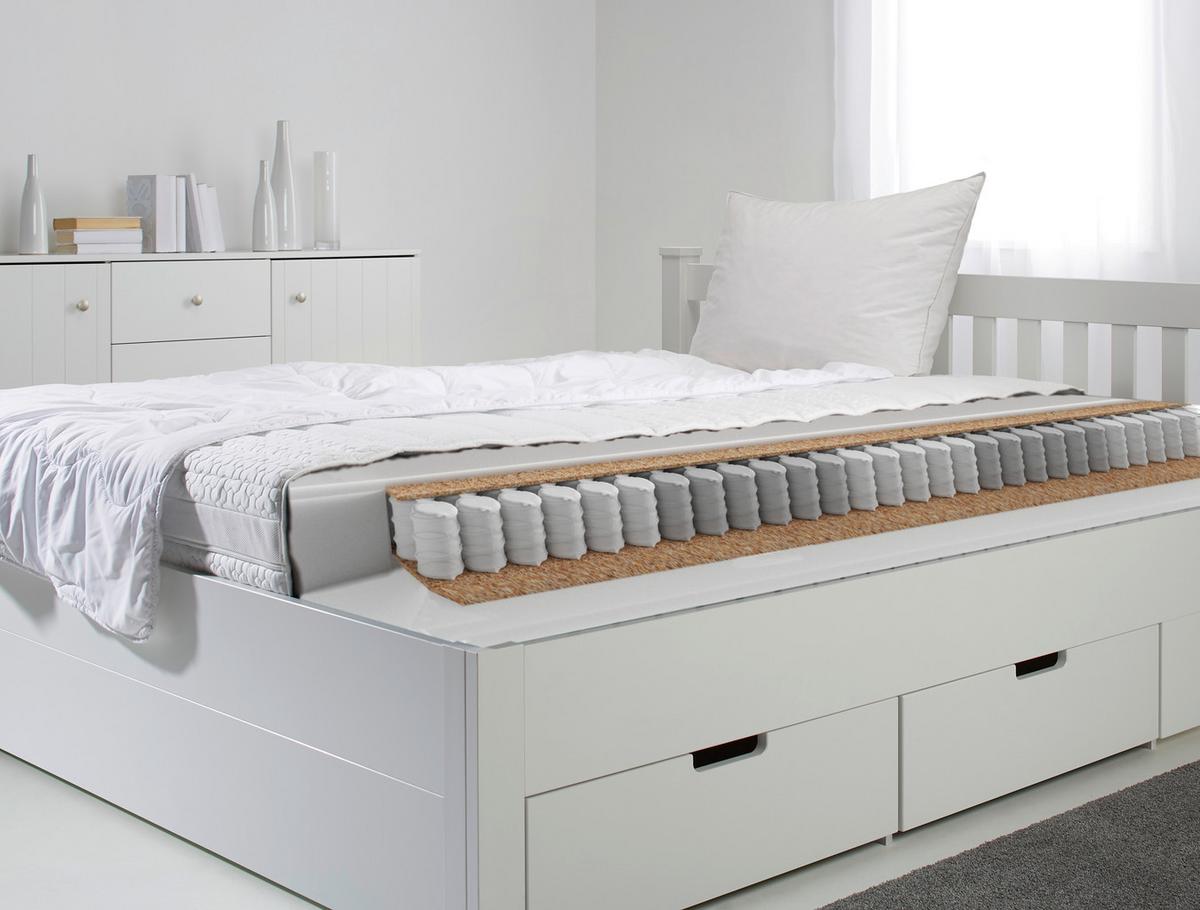 Vzmetnica Premium Nature Coconut Plus, 90x200 Cm - bela, tekstil (90/200cm) - Top ponudba