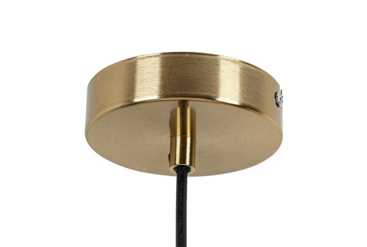 Svjetiljka Viseća Silvain - boje mjeda/crna, Moderno, metal/plastika (17/120cm) - Mömax