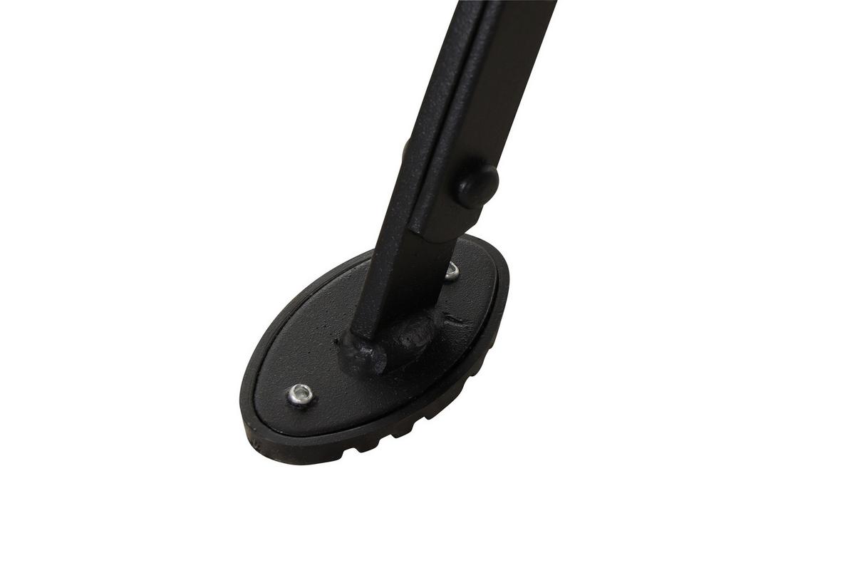 Gartenklappsessel Robinienfarbe Echtholz - Robinienfarben/Schwarz, KONVENTIONELL, Holz/Metall (60/87/57cm) - Siena Garden