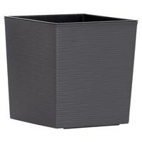 Pflanzentopf Anthrazit - Anthrazit, Basics, Kunststoff (40/41,5/40cm) - Siena Garden