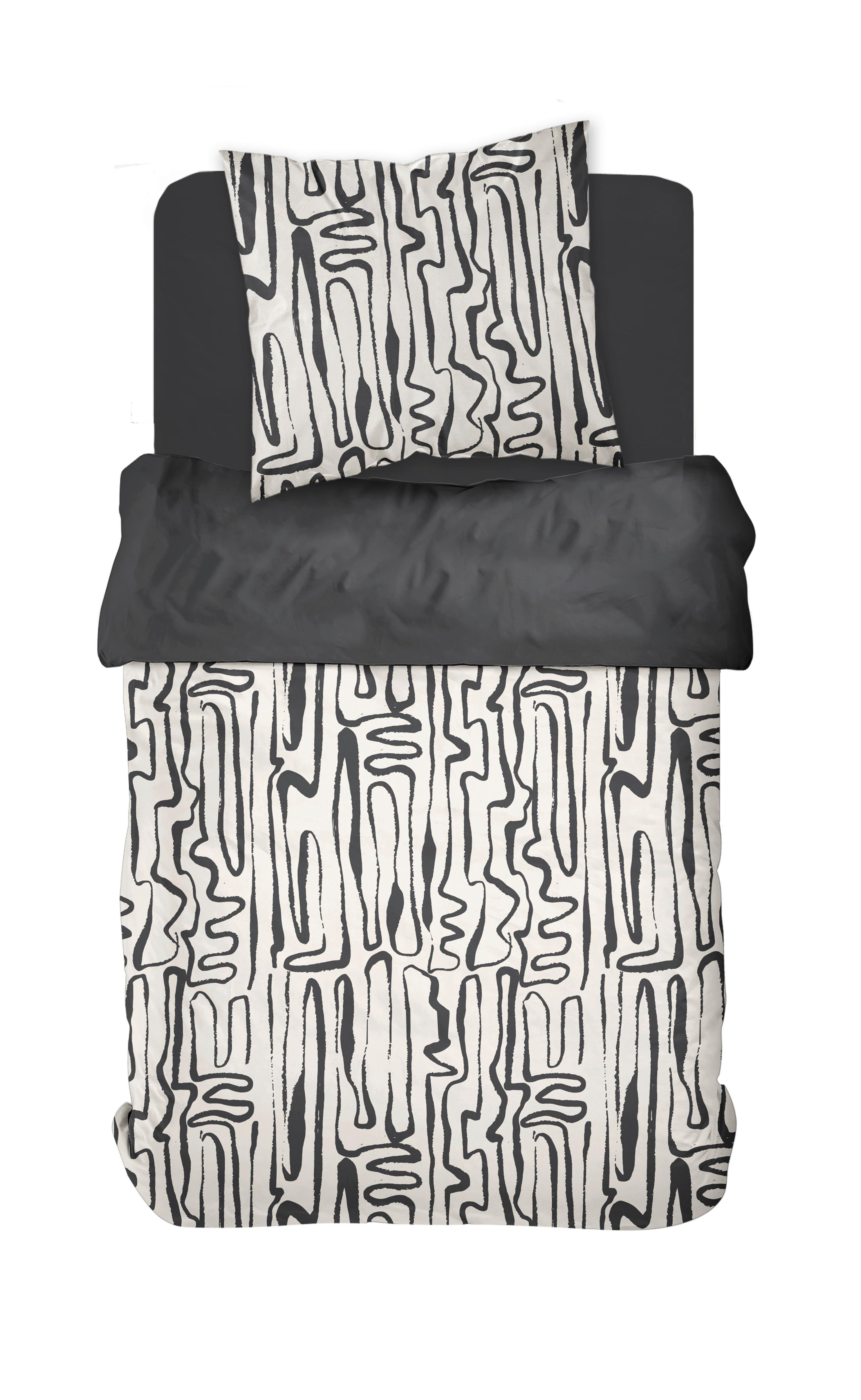 Lenjerie de pat Ranforce cca. 140x200/50x70 cm - maro deschis, Modern, textil (140/200cm)