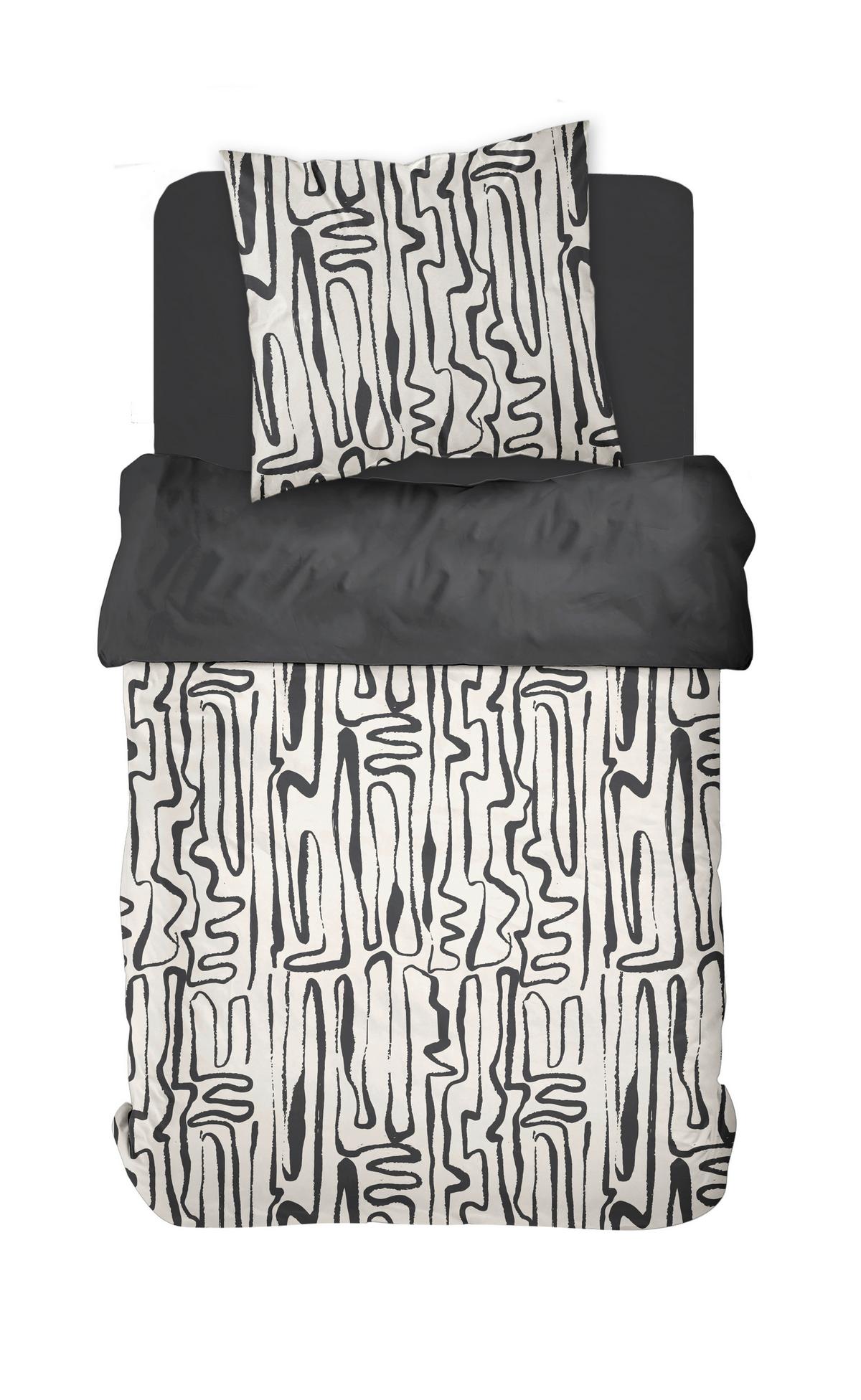 Lenjerie de pat Ranforce cca. 140x200/50x70 cm - maro deschis, Modern, textil (140/200cm)