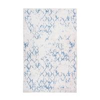 FLACHWEBETEPPICH PERON 400 WEIß / BLAU - Blau/Weiss, Konventionell, Textil (200/290cm) - Kayoom