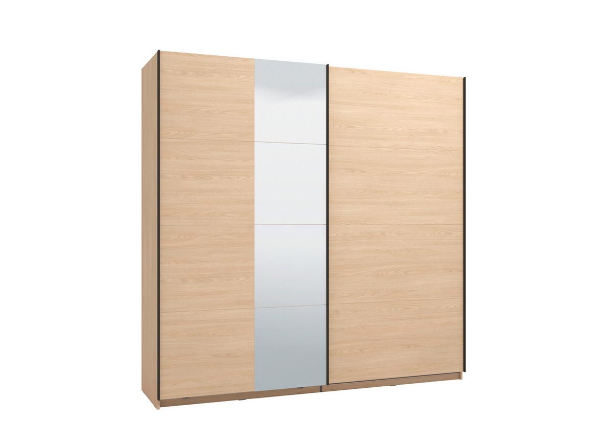 Tolóajtós Szekrény Arbela - tölgyfa színű, Modern, faalapú anyag (220/217,5/61cm)