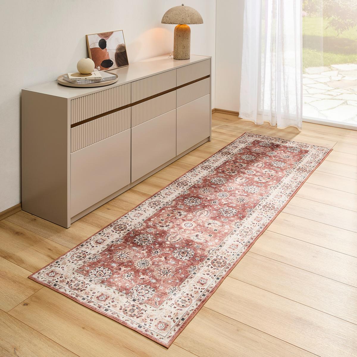 CHODNIK CLASSIC EDITION - terakota, Trend, tkanina (80/250cm) - Novel