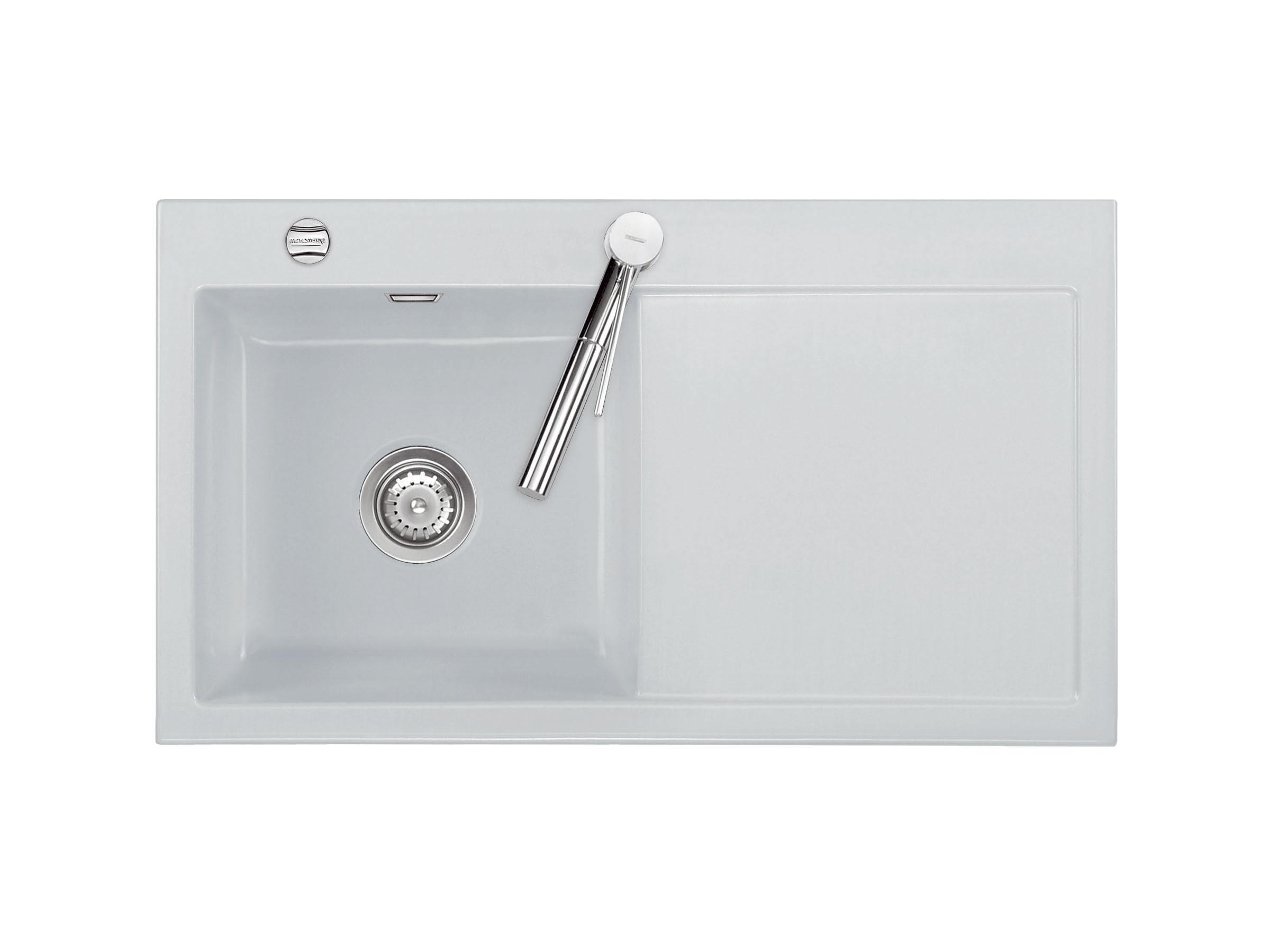 Spüle Mera 90 Alufarben ca. 90x51cm - Alufarben, MODERN (90/51cm) - Systemceram