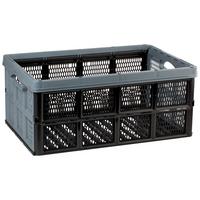 Összecsukható Láda Benny - fekete/kék, Konventionell, műanyag (50/33/23cm)