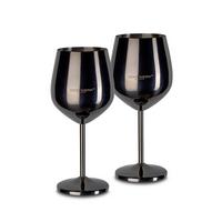 Set pahare 2/1 cca. 500 ml - negru lucios intens, Basics, metal (9,3/4,5/21cm) - Echtwerk