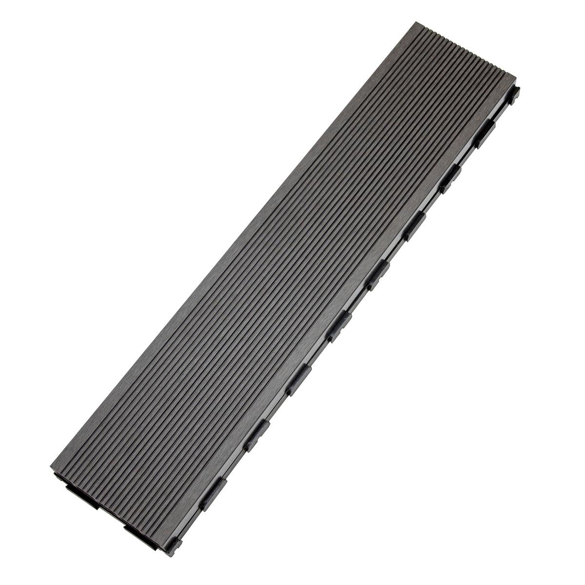 DESKA TARASOWA RT-002 GREY - szary, Basics, tworzywo sztuczne (59,2/13,4/3,3cm) - Ambia Garden