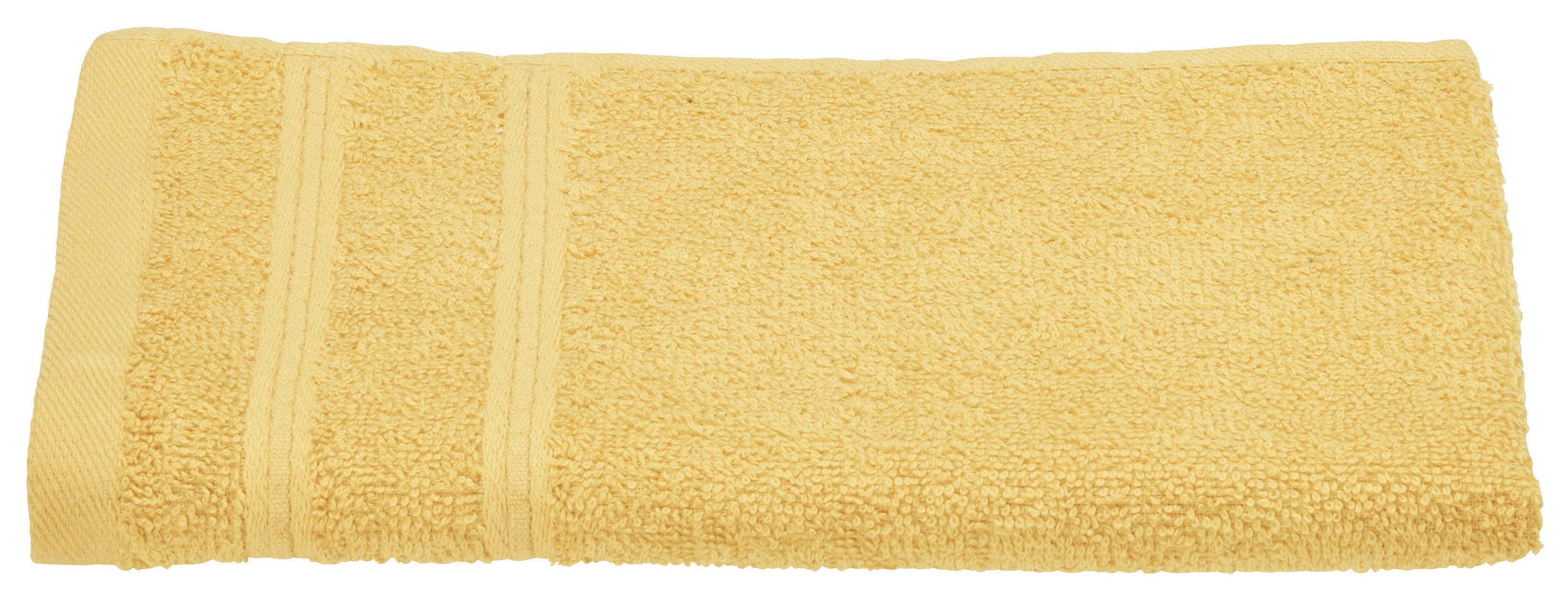 GASTENHANDDOEK MELANIE - Geel, Textiel (30/50cm) - Modern Living