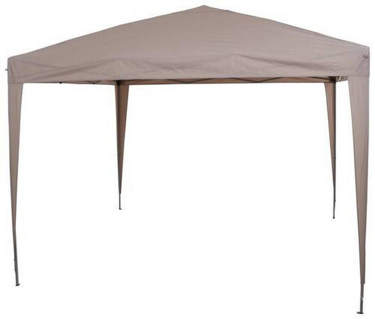 Pavillon Siena Garden 300x300 cm wetterbeständig - Taupe, KONVENTIONELL, Textil (300/260/300cm) - Siena Garden