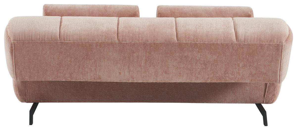 Sofa Ares - pink/crna, Moderno, drvo/metal (193/72/109cm) - Mömax