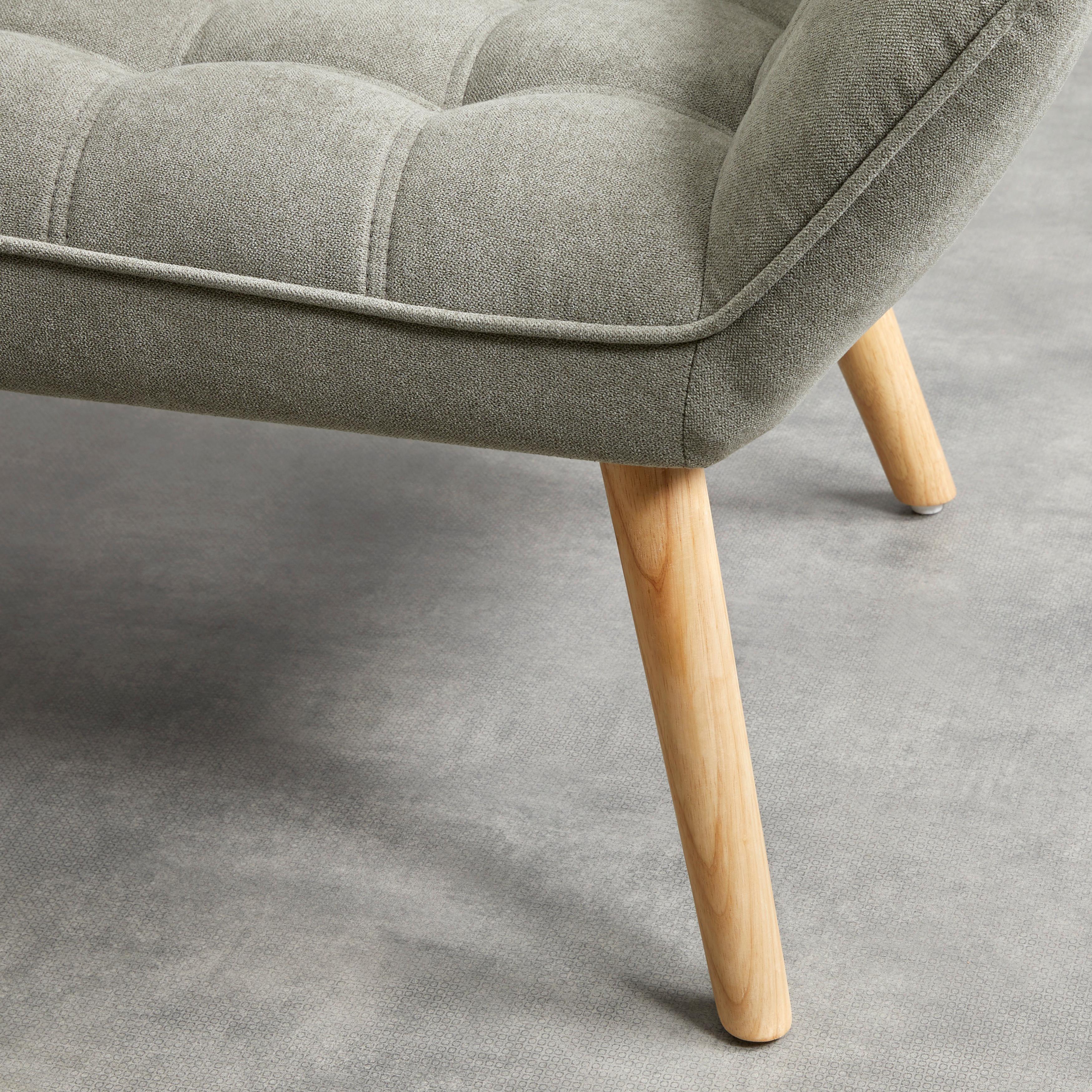2-SITS SOFFA MONIQUE - grå, Modern, trä/textil (127/76/74,5cm) - Bessagi Home