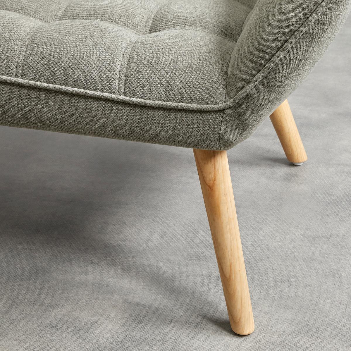 Kanapé Monique - szürke, Modern, textil/fa (127/76/74,5cm) - Bessagi Home
