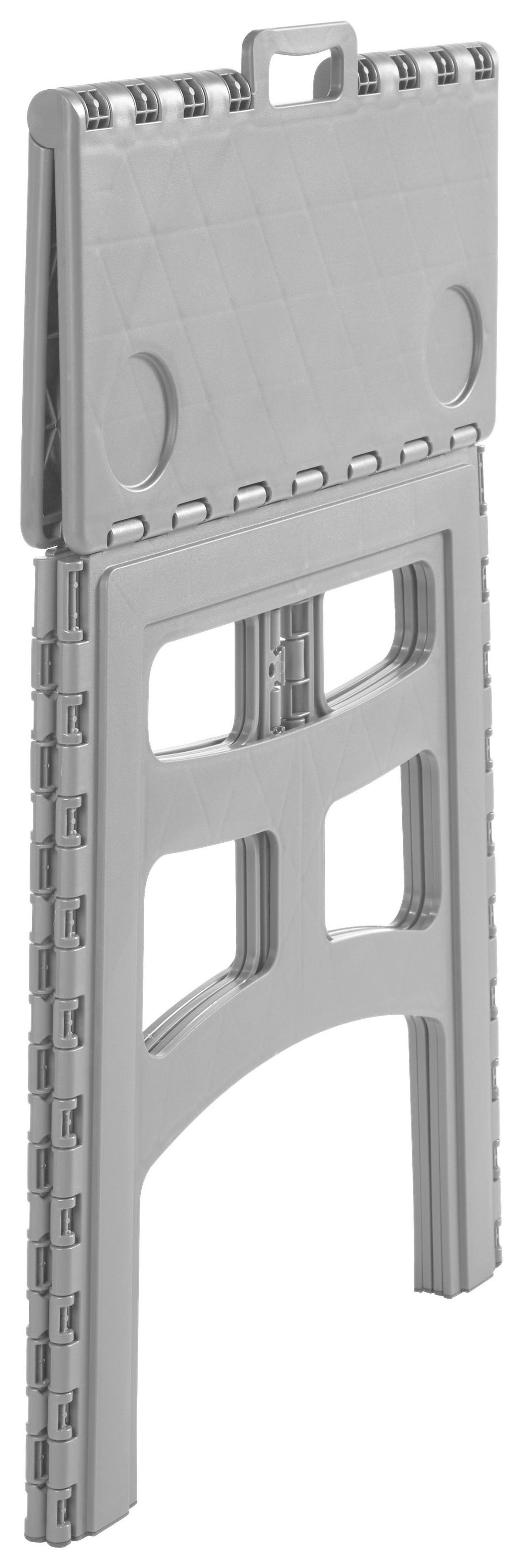 Campingtisch Timo Grau - Grau, KONVENTIONELL, Kunststoff (46.5/44.5/55cm)