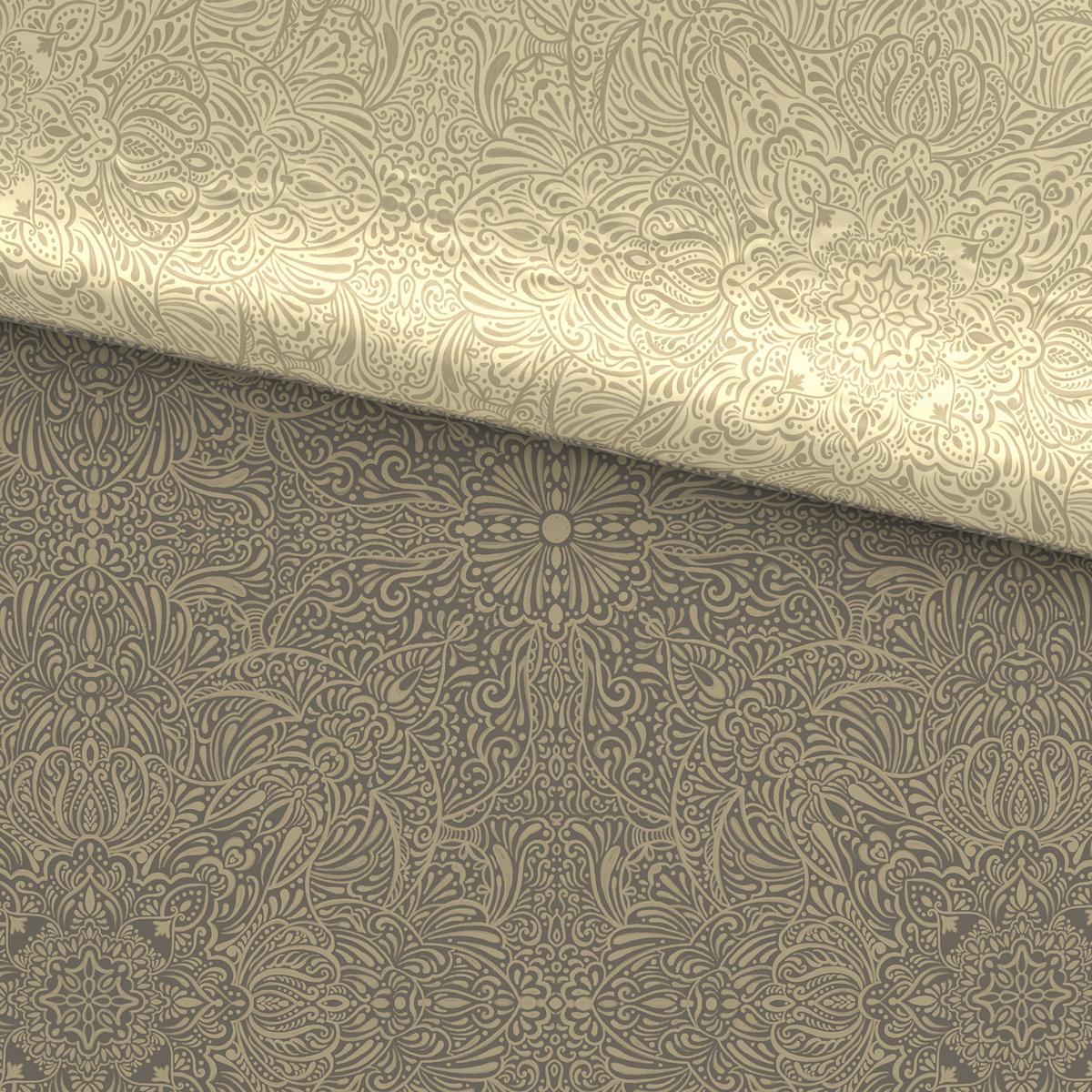 Ágyneműhuzat-garnitúra Kétoldalas Pamutszatén Bella - szürke, Modern, textil (140/200cm) - Mömax