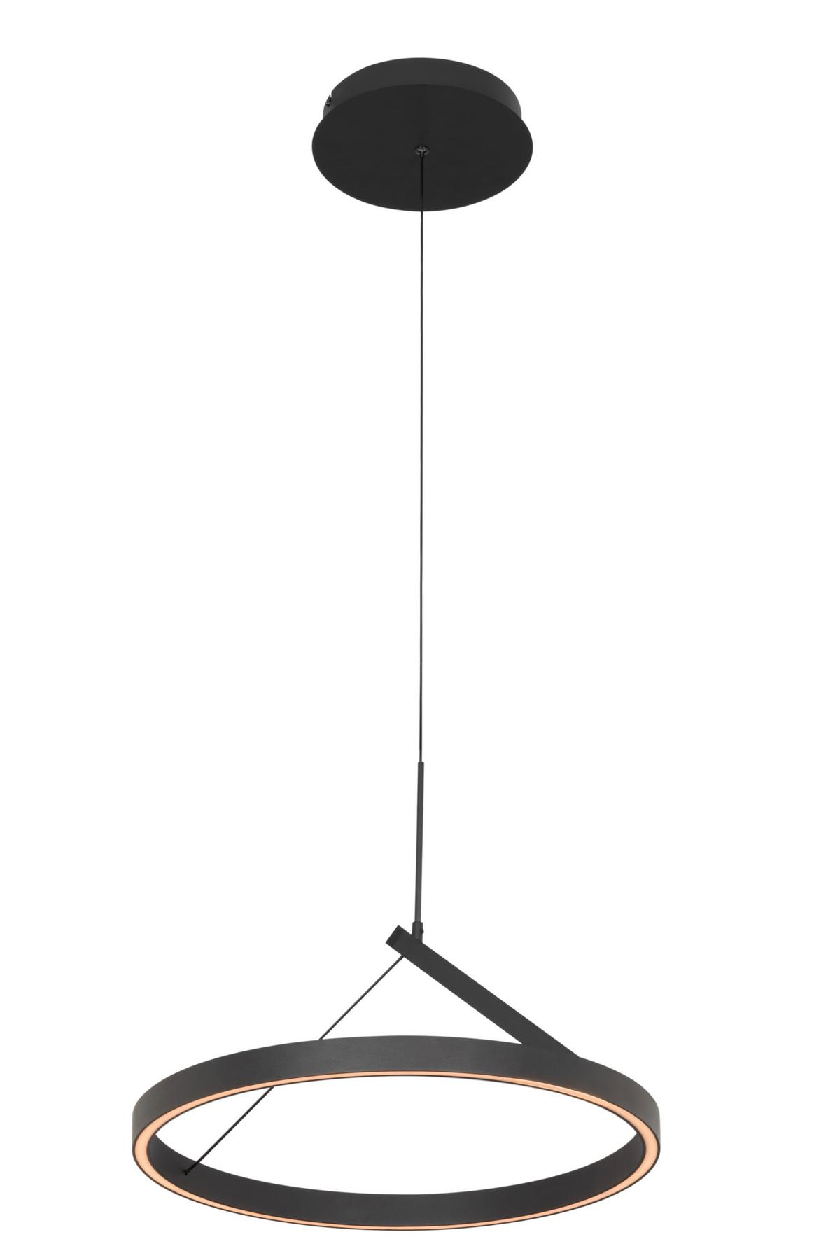 LAMPA WISZĄCA LED AERO *DK* - czarny, Design, metal (45/150cm) - Dieter Knoll