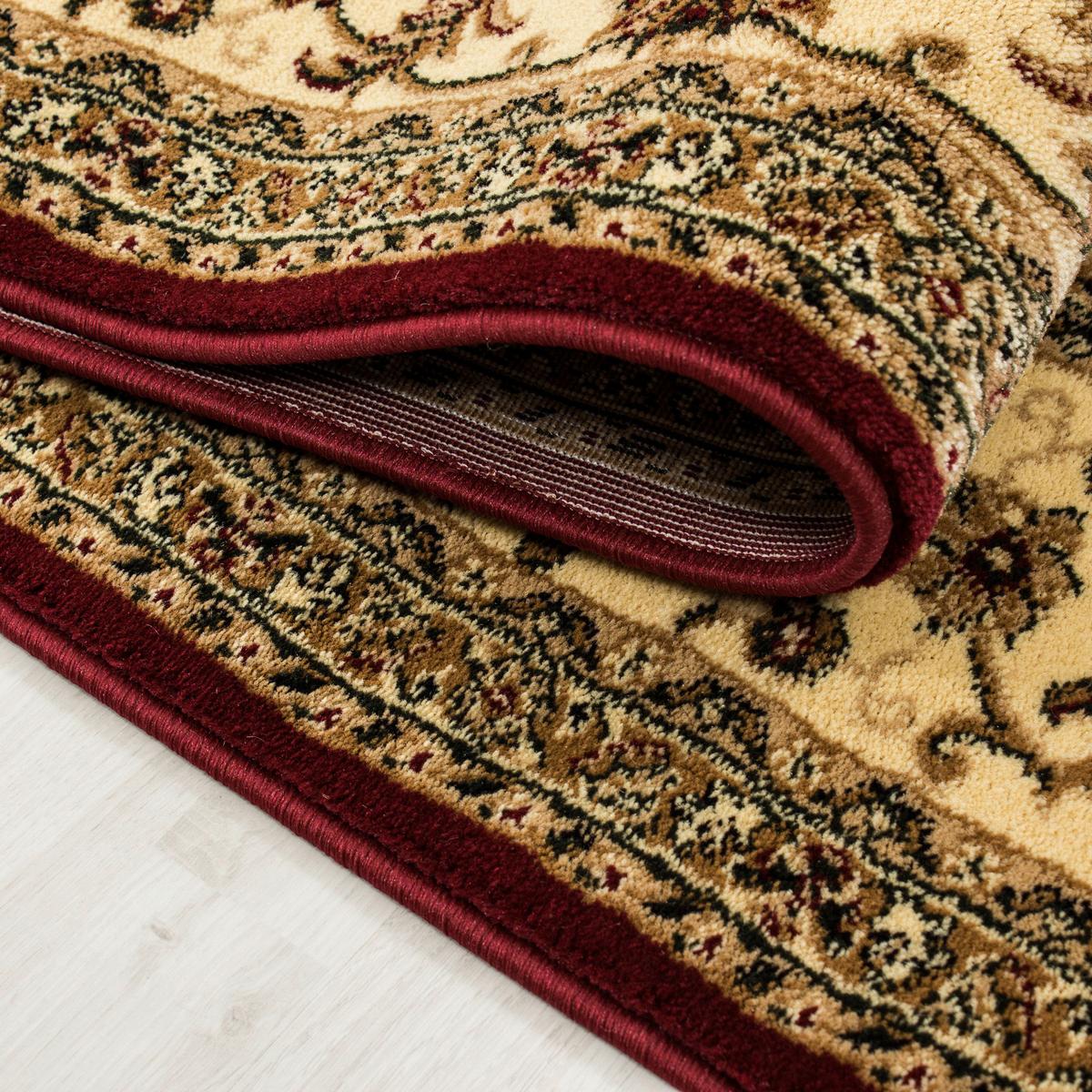 Tkana Preproga Marrakesh, Rdeča, 120x170cm - rdeča/bež, Konvencionalno, tekstil (120/170cm)