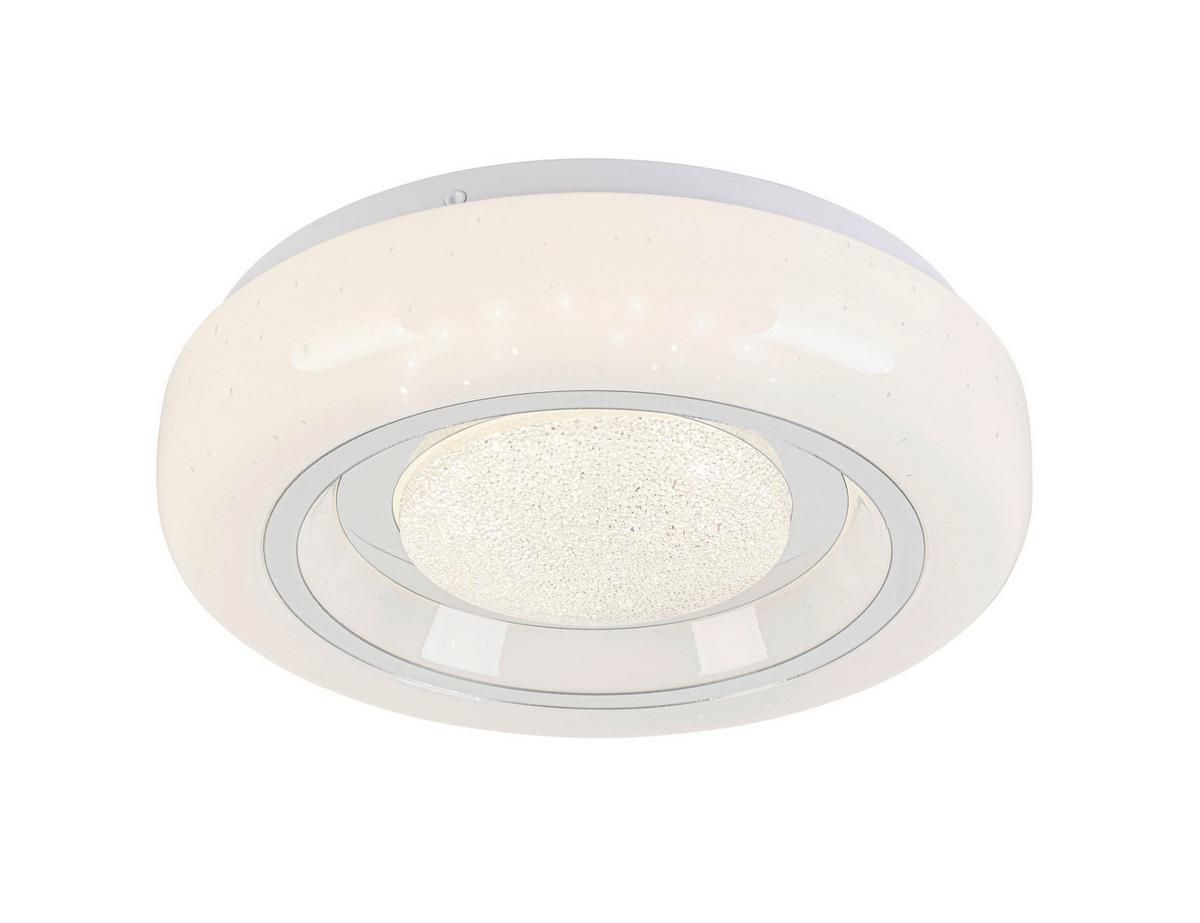 Stropna Led-svetilka Ali - barve kroma/bela, Moderno, kovina/umetna masa (26/5,5cm) - Mömax