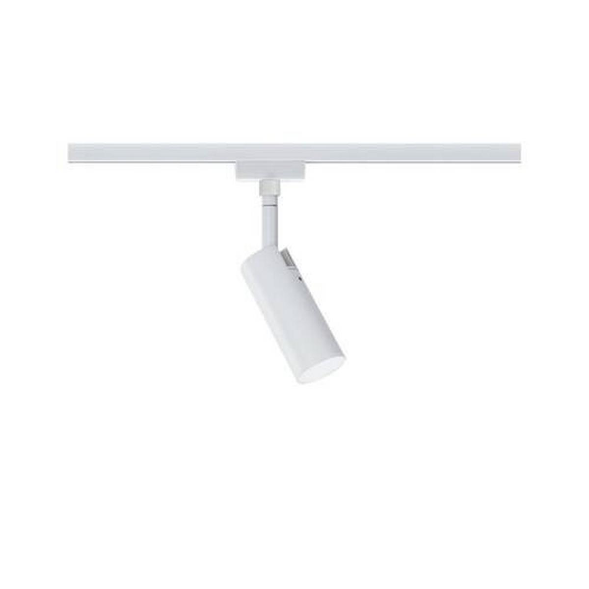 Schienensystem-Strahler Spot Tubo in Weiß max. 5 Watt - Weiß, Basics, Kunststoff/Metall (4,2/19,6cm) - Paulmann