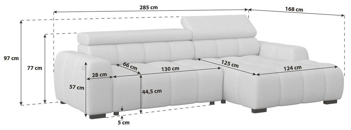 Coltar FARGO S - galben muștar, Trend, textil (285/168cm)