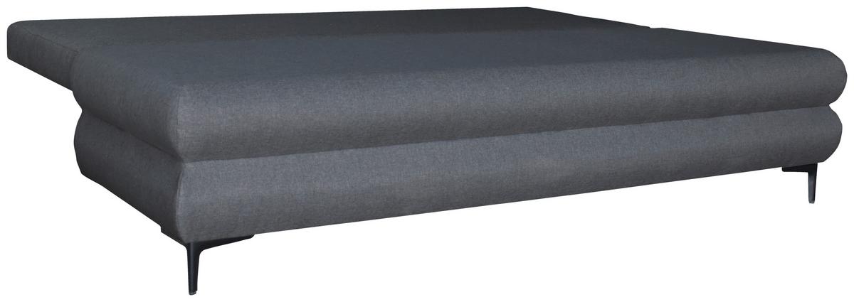 Canapea extensibilă SOHO - gri închis/gri, Modern, lemn/metal (201/89/89cm) - Best Price
