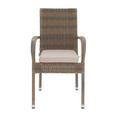 Gartensessel Monaco in Beige - Beige/Braun, Kunststoff/Textil (56/94/64cm) - MÖMAX modern living