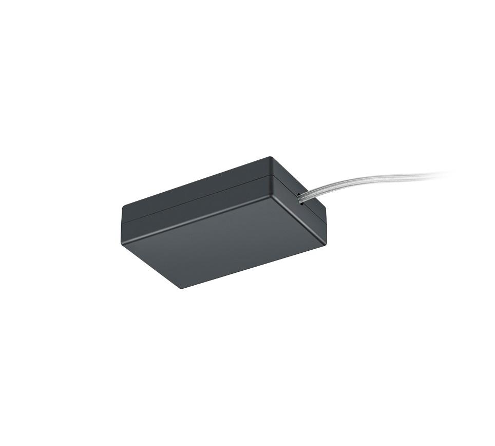 Schienensystem Duoline Schwarz max. 600 Watt - Schwarz, Design, Kunststoff (9/3,2/13,5cm) - Trio Leuchten