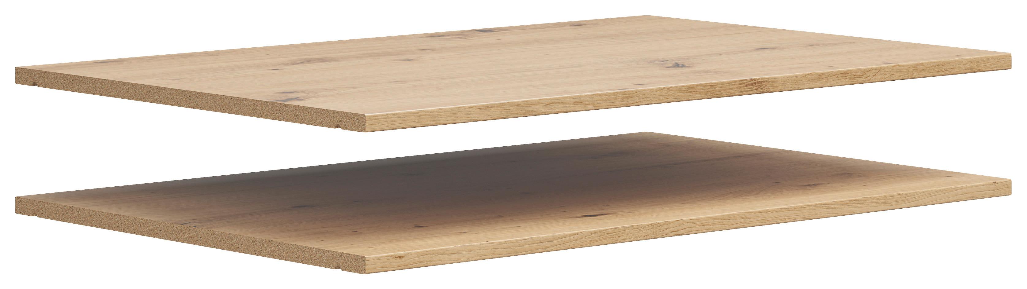 Polica Multi - hrast Artisan, Moderno, drvni materijal (77/3/48cm) - Modern Living