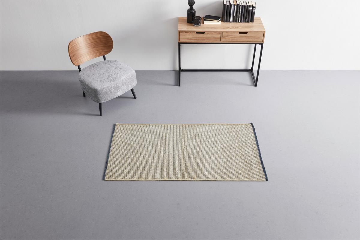 Webteppich Silke 1 in Beige ca. 80x150cm - Beige, ROMANTIK / LANDHAUS, Textil (80/150cm) - Mömax