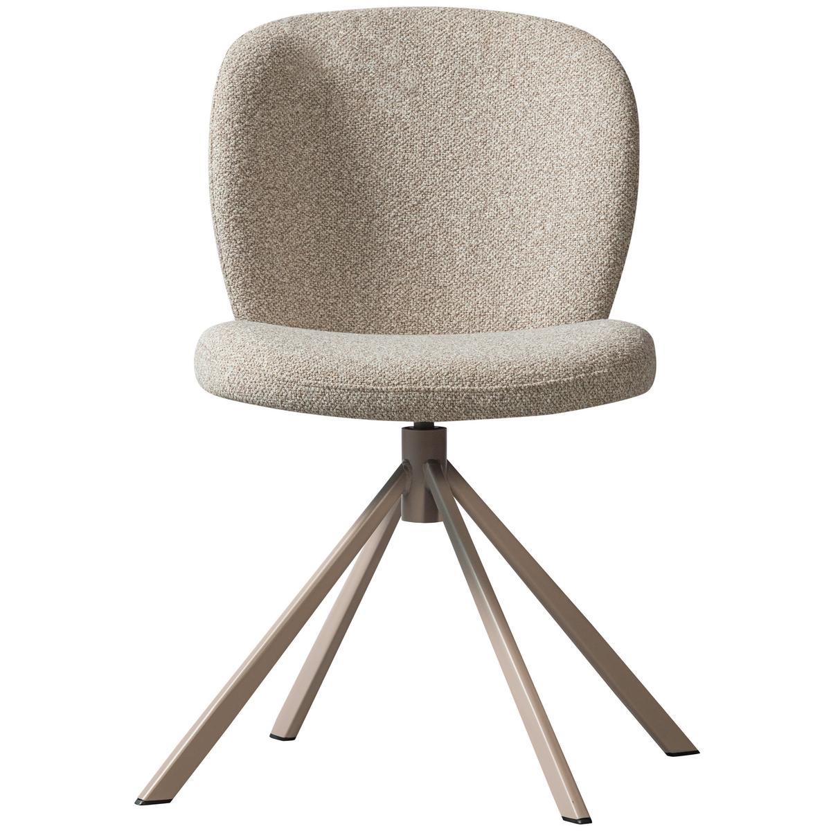 Stuhl-Set Femke 2er-Set Naturfarben - Naturfarben, Design, Textil/Metall (58/80/65cm) - Livetastic
