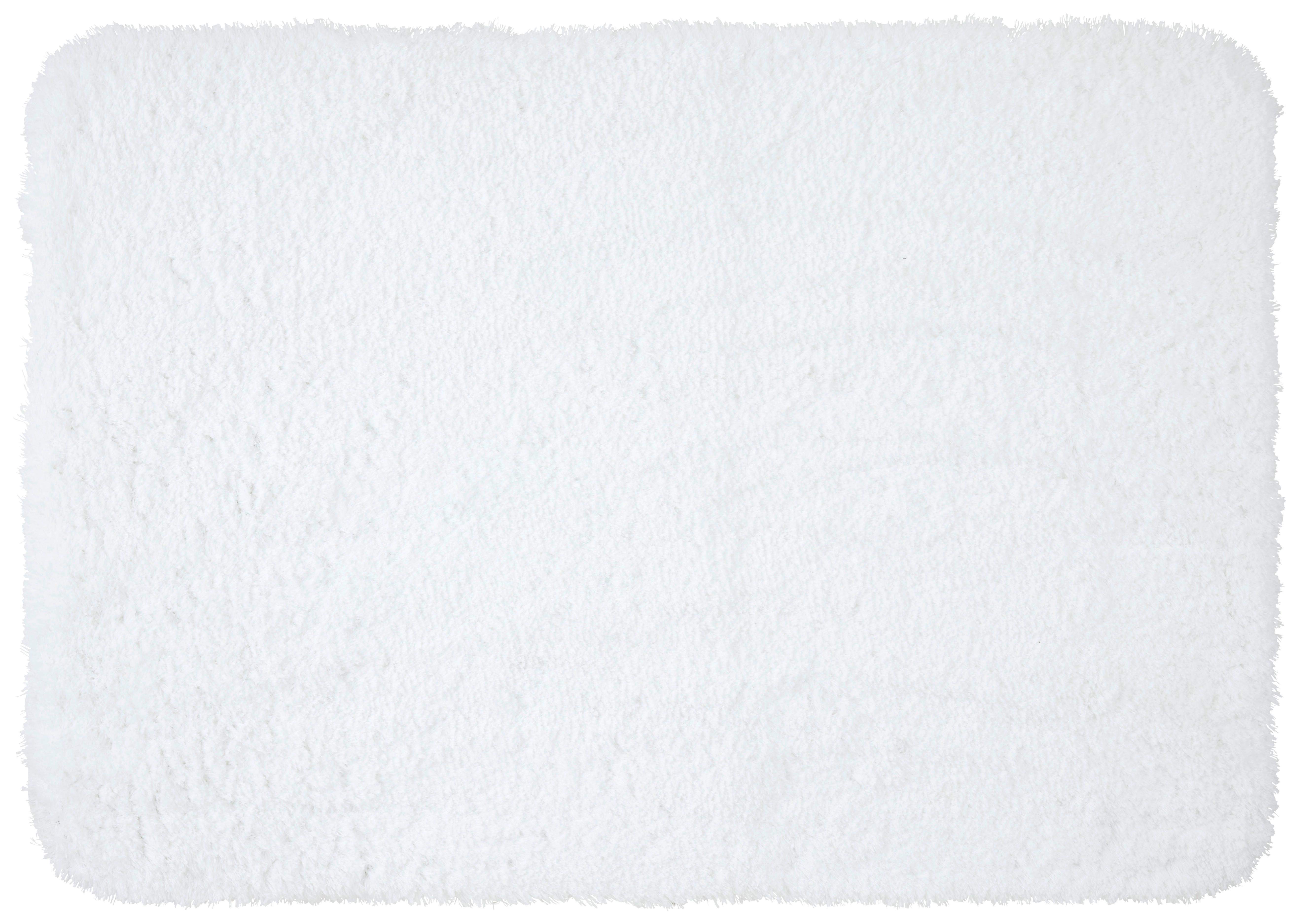 Badematte Chris in Weiß ca. 60x90cm - Weiß, Textil (60/90cm) - Premium Living