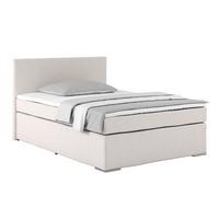 Boxspring Krevet Nero - boje pijeska/boje kroma, Konvencionalno, tekstil/metal (140/200cm) - Best Price