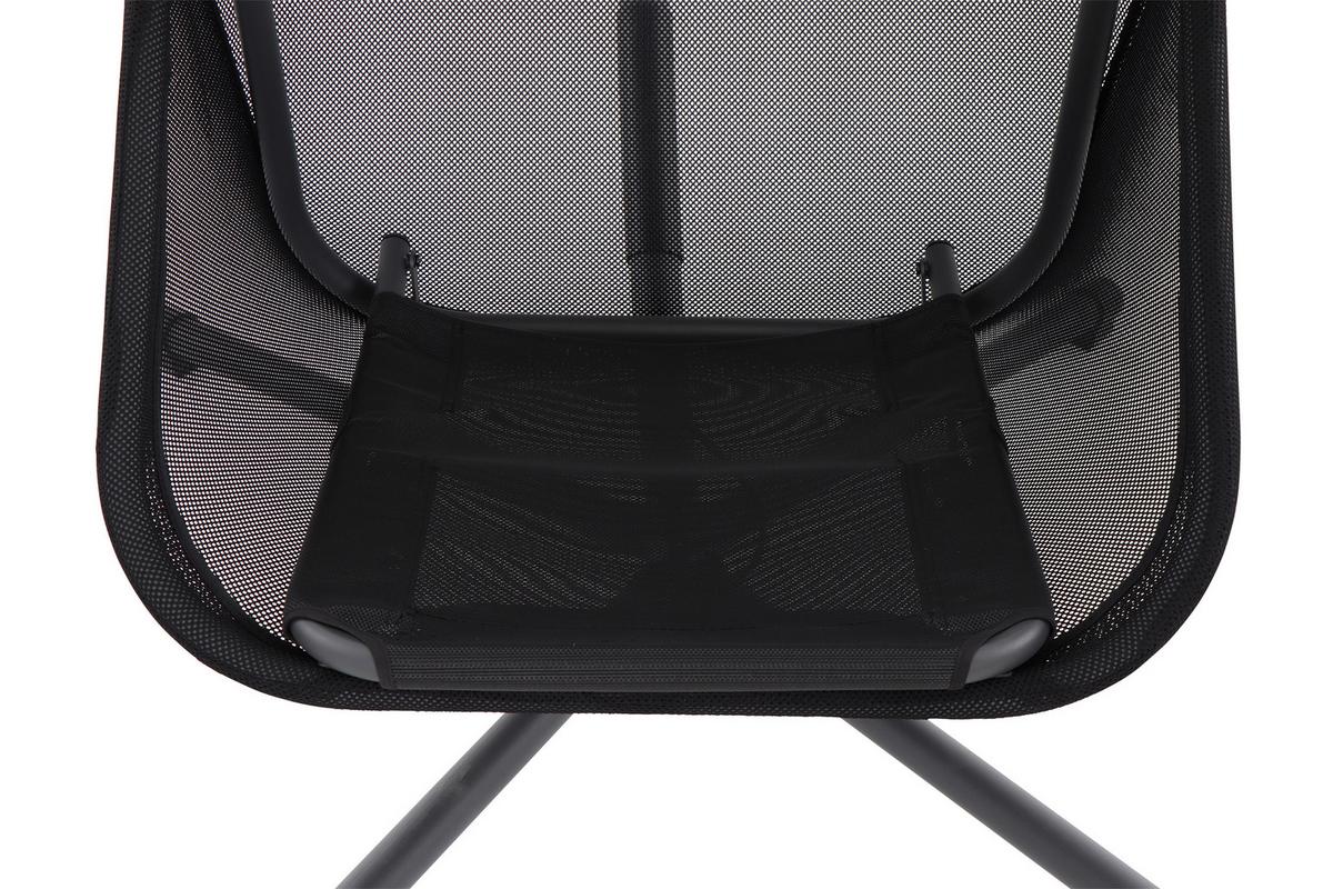 Hängesessel "Yobaya", Schwarz B/H/T 123/195/106 cm - Anthrazit/Schwarz, KONVENTIONELL, Kunststoff/Textil (123/195/106cm) - Siena Garden