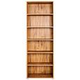 Pisarniški Regal Profi - hrast/krom, Moderno, umetna masa/leseni material (75/220/35cm) - Mömax modern living