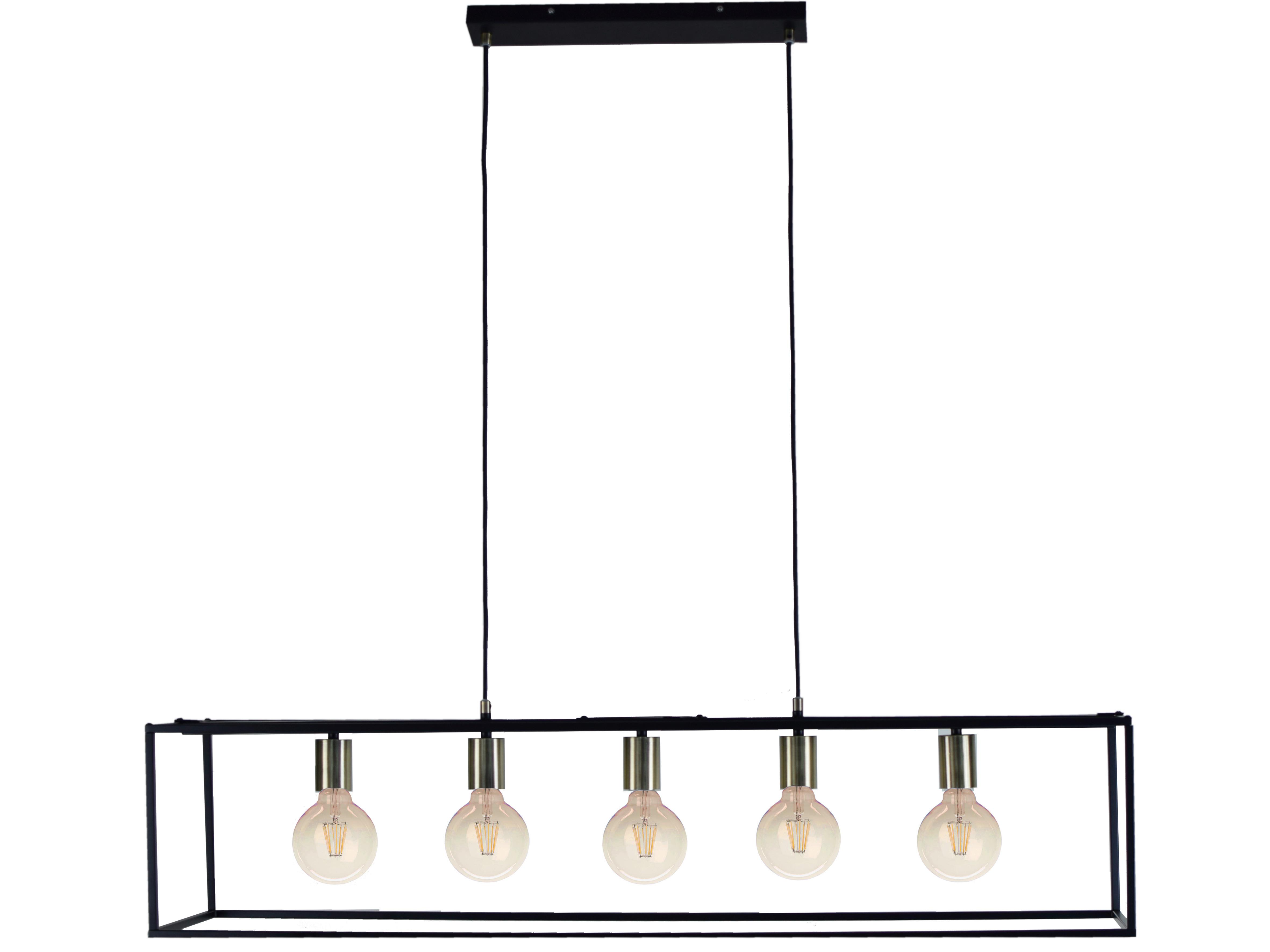 LAMPA WISZĄCA ENTHUSIASM *SBM* - czarny, Lifestyle, metal (110/25/150cm) - Marama