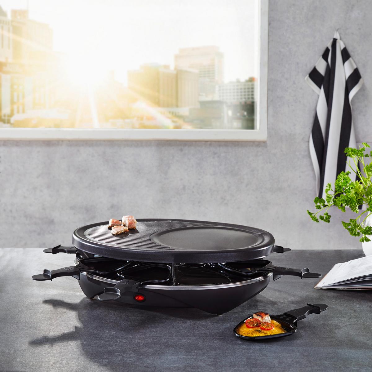 GRILL STOŁOWY 613-400707 - czarny, Basics, tworzywo sztuczne/metal (59/43/35cm) - Atrigo