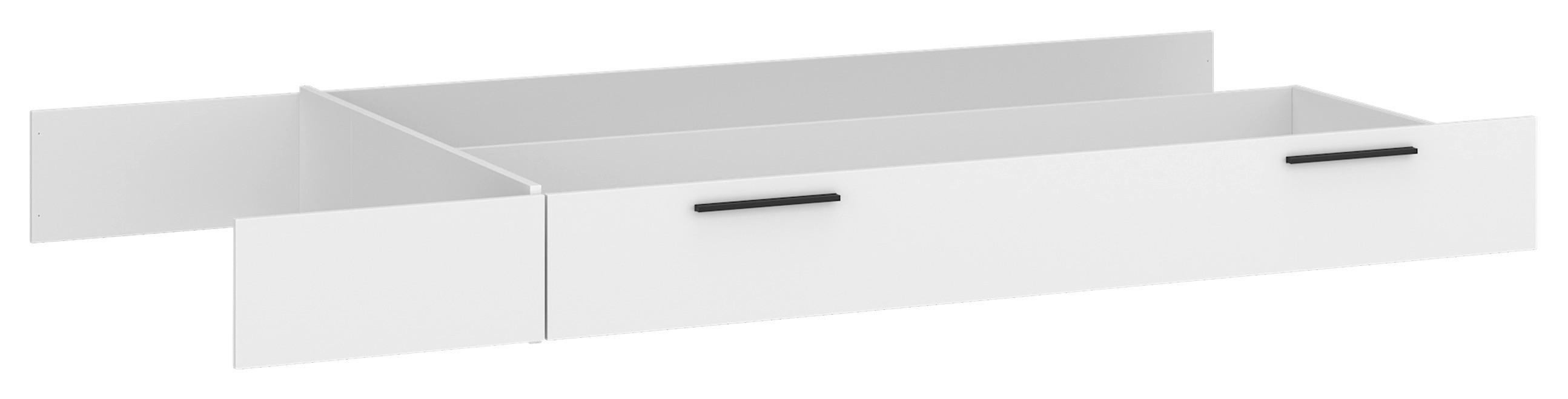 Ladica Za Posteljinu Marlow - bijela, Moderno, drvni materijal (123,7/22,7/200,5cm) - Modern Living