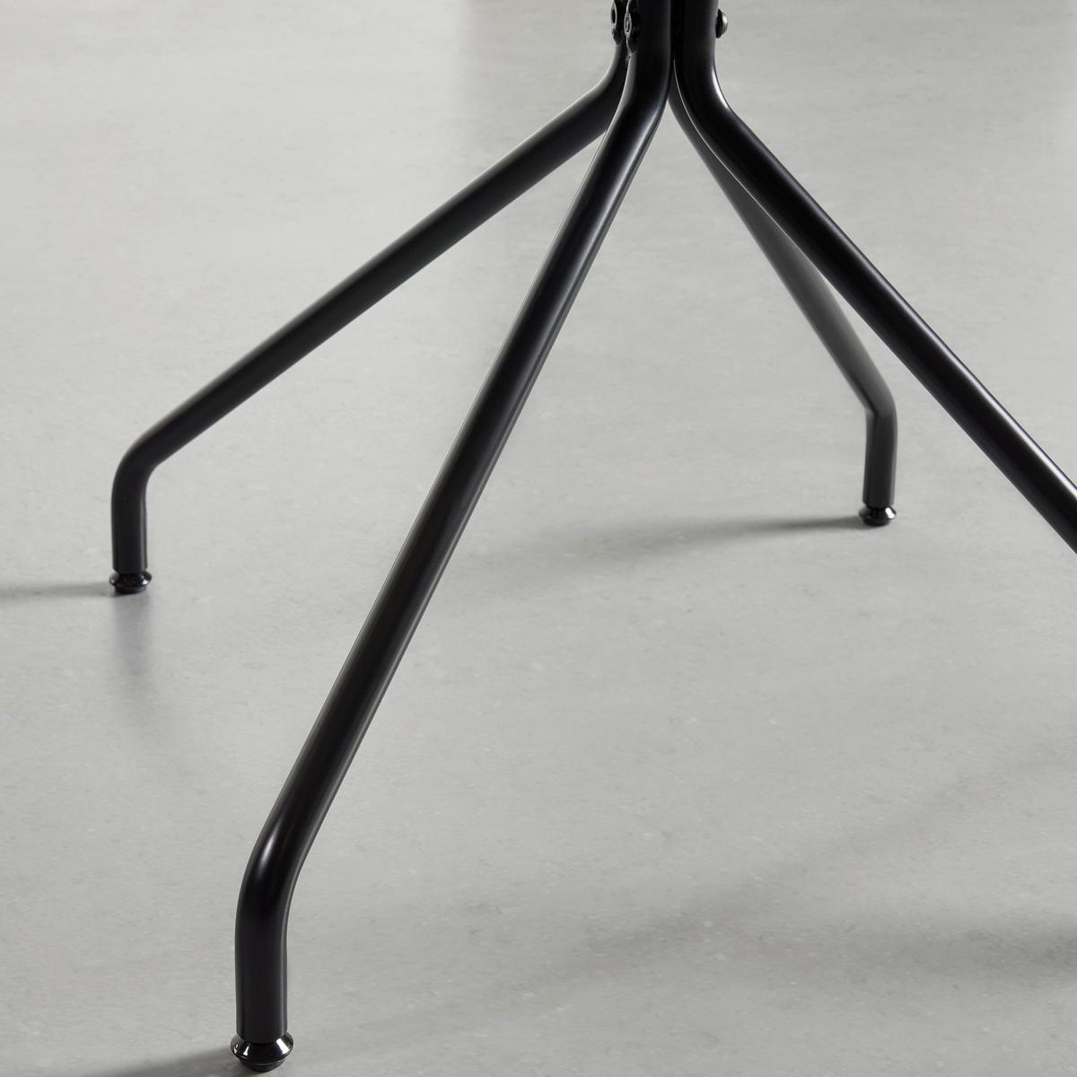 chaise aus Samt in Grau - gris/noir, Modern, métal/textile (50/83,5/51cm) - Mömax