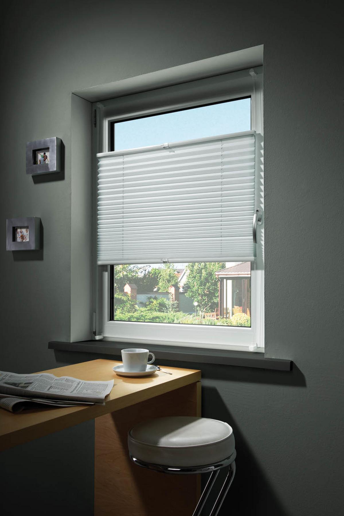 ROLETA PLISOWANA FREE - biały, Basics, tkanina (100/130cm)