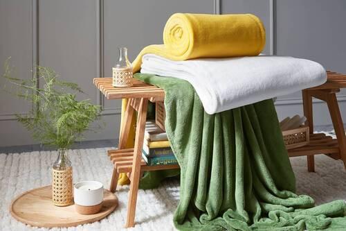 Kuscheldecke Kuschelix ca. 140x200cm - Gelb, Textil (140/200cm) - Modern Living