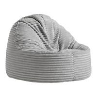 Fotoliu puf VERRETO - gri deschis, Modern, textil (105/80/105cm) - Mömax