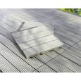 Terrassenfliese Willi in Grau ca. 30x2,2x30cm - Grau, Kunststoff (30/2,2/30cm) - MÖMAX modern living