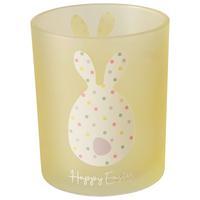 Teelichthalter Eggard I Hellgelb - Hellgelb, Basics, Glas (7/8,4cm) - Mömax