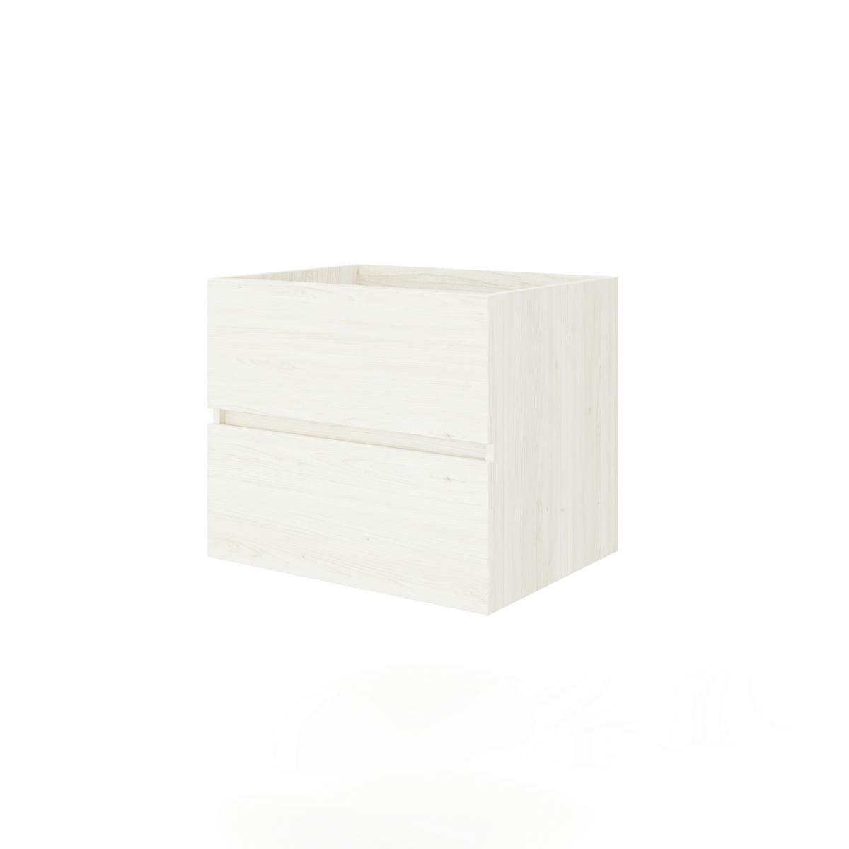 Element Ispod Umivaonika Easy - hrast Bianco/antracit, Moderno, drvni materijal (60/46/51cm)