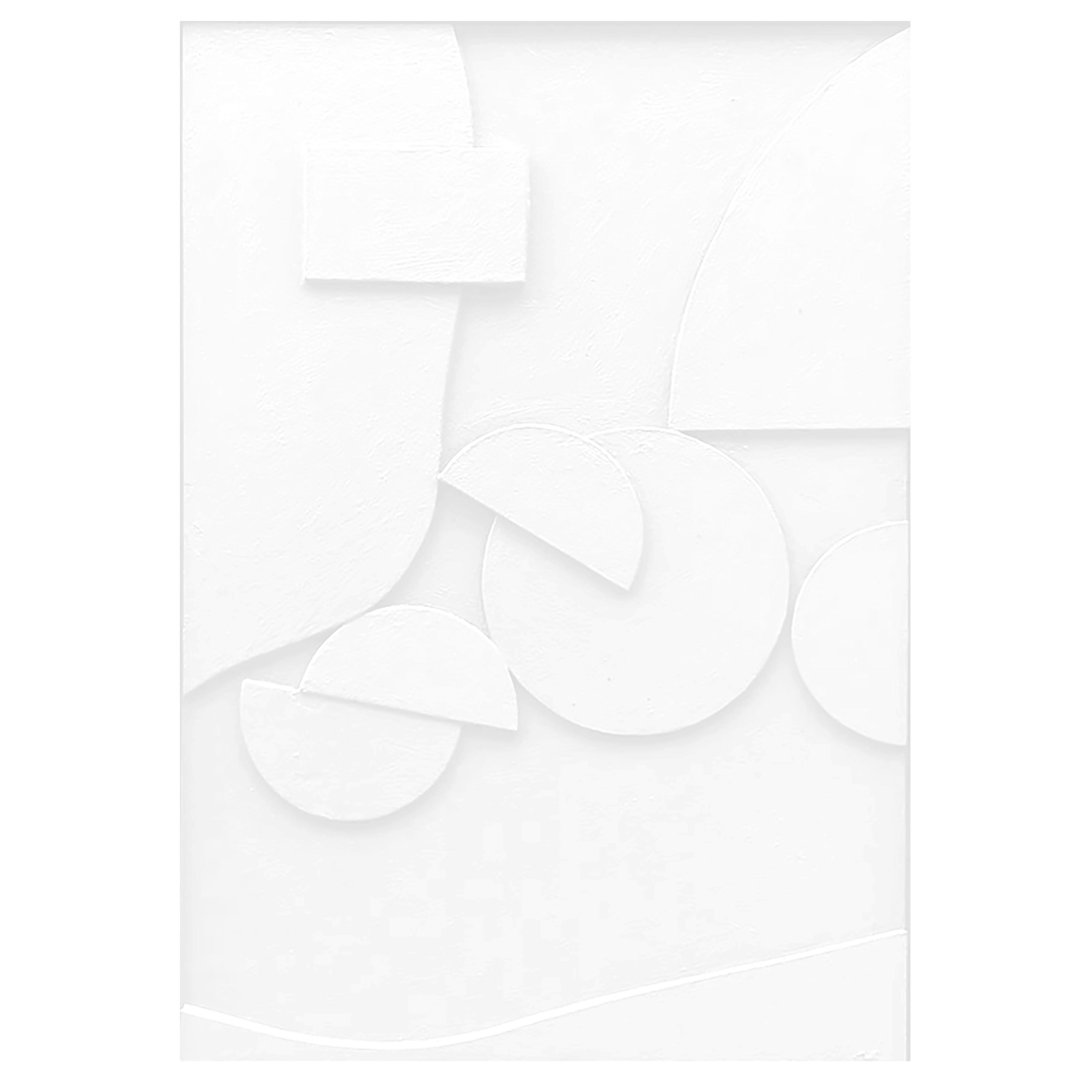OBRAZ 59573 - biały, Trend, tworzywo sztuczne/drewno (50/70cm) - Monee