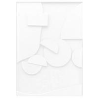 OBRAZ 59573 - biały, Trend, tworzywo sztuczne/drewno (50/70cm) - Monee