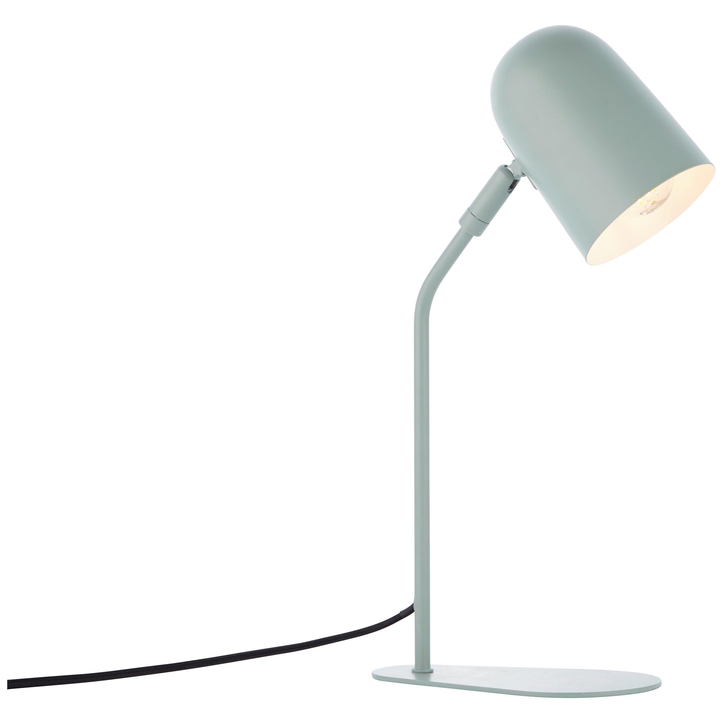Tischleuchte Tong Grün max. 25 Watt - Grün, Design, Metall (38/10/21,7cm) - Brilliant