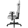 GAMINGSTOL PRINCE - vit/grå, Modern, textil/plast (67/126/67cm) - Dxracer